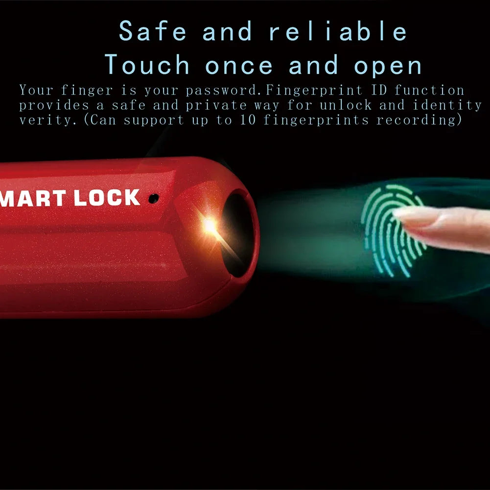 Mini Fingerprint Locks Padlock Smart