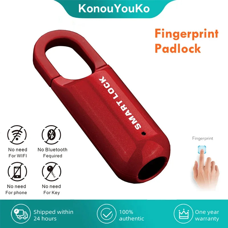 Mini Fingerprint Locks Padlock Smart